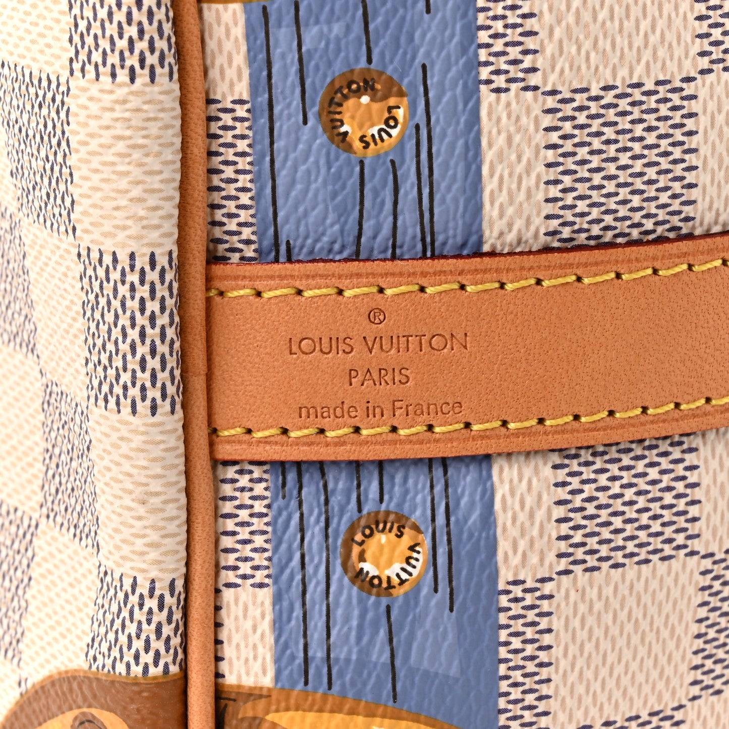 Damier Azur Summer Trunks Speedy Bandouliere 30