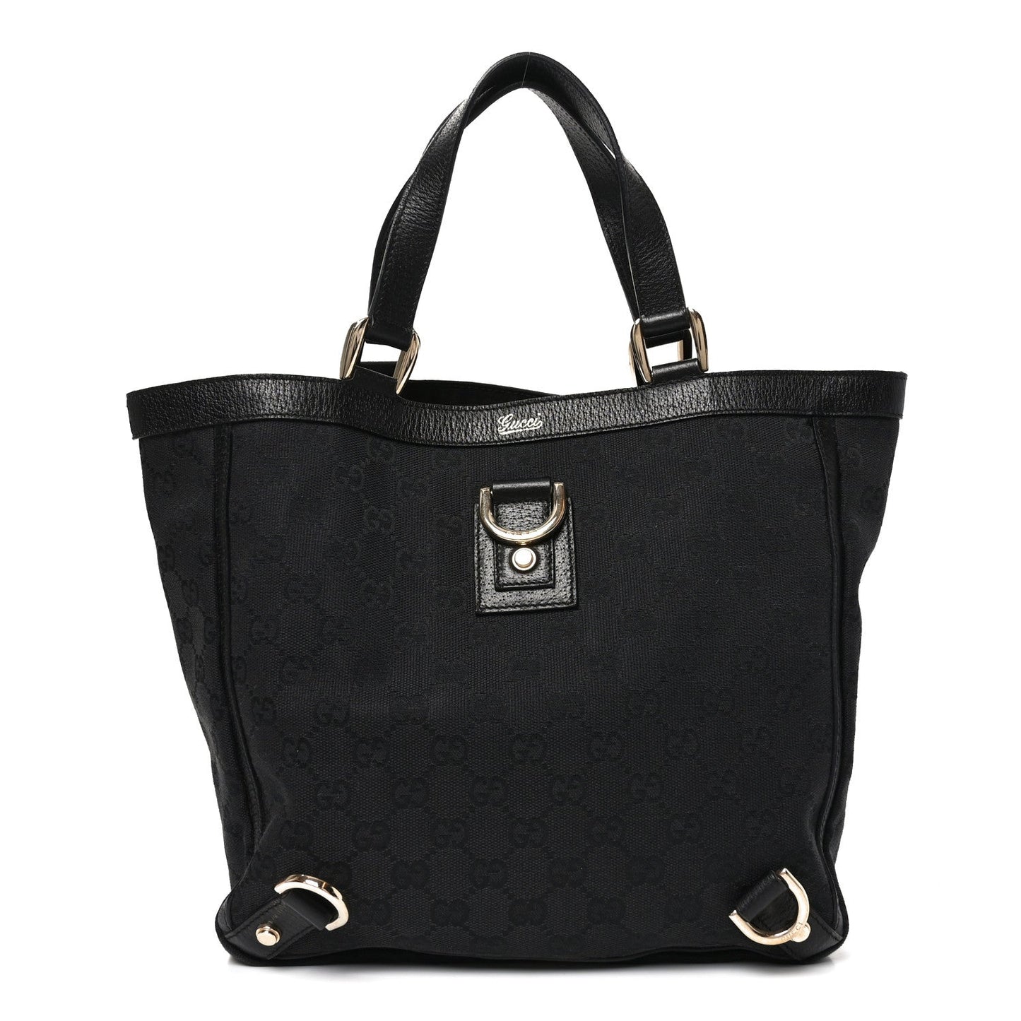 Monogram Small Abbey Tote Black