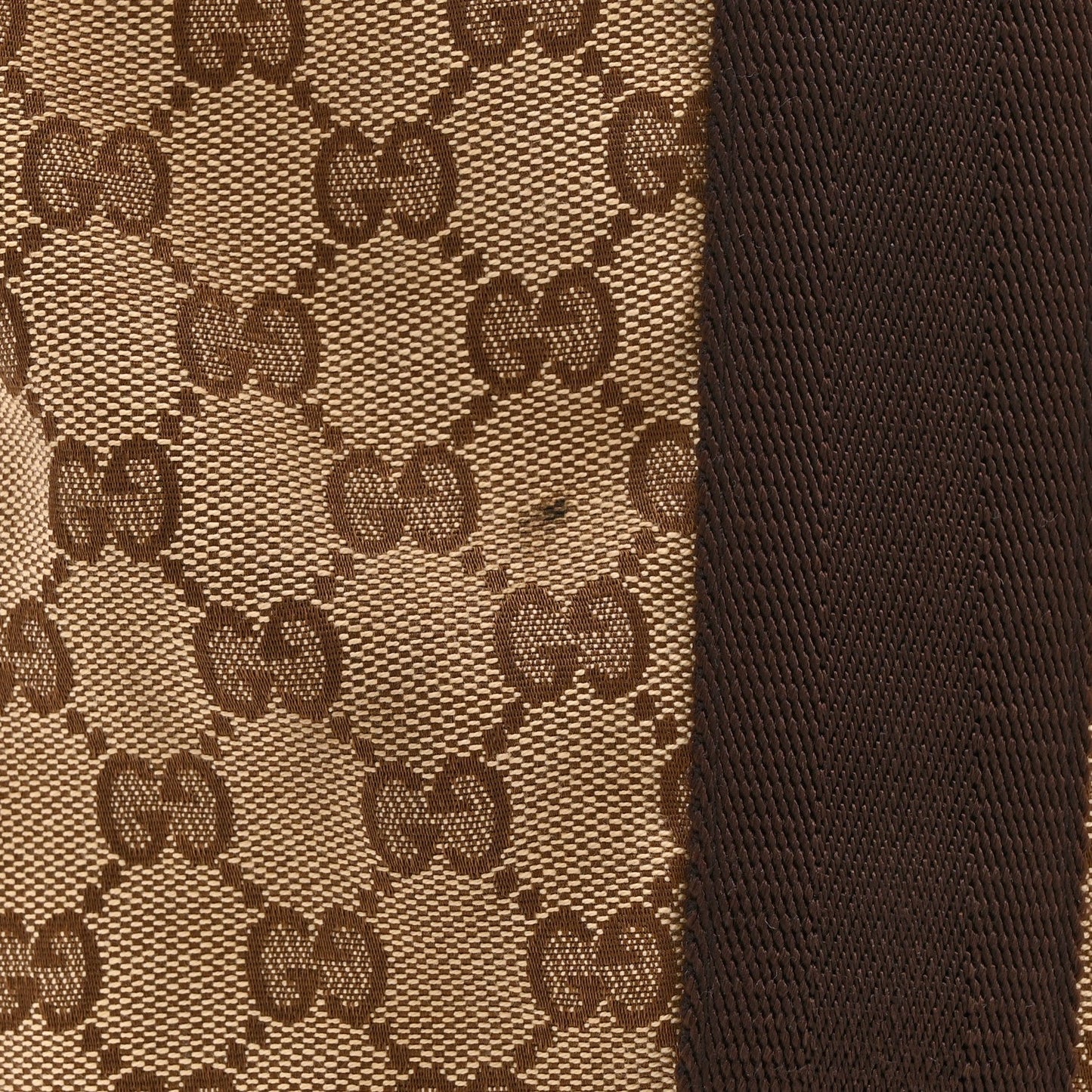 GG Monogram Medium Handle Vertical Tote Bag Dark Brown