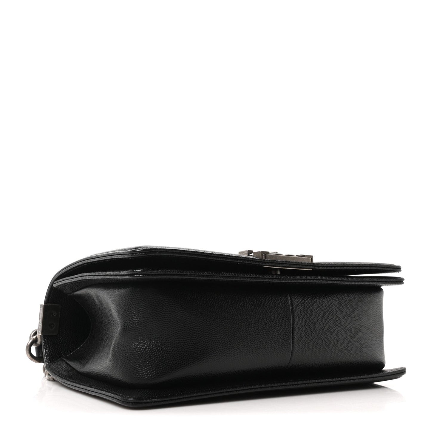 Caviar Quilted Medium Boy Flap Black