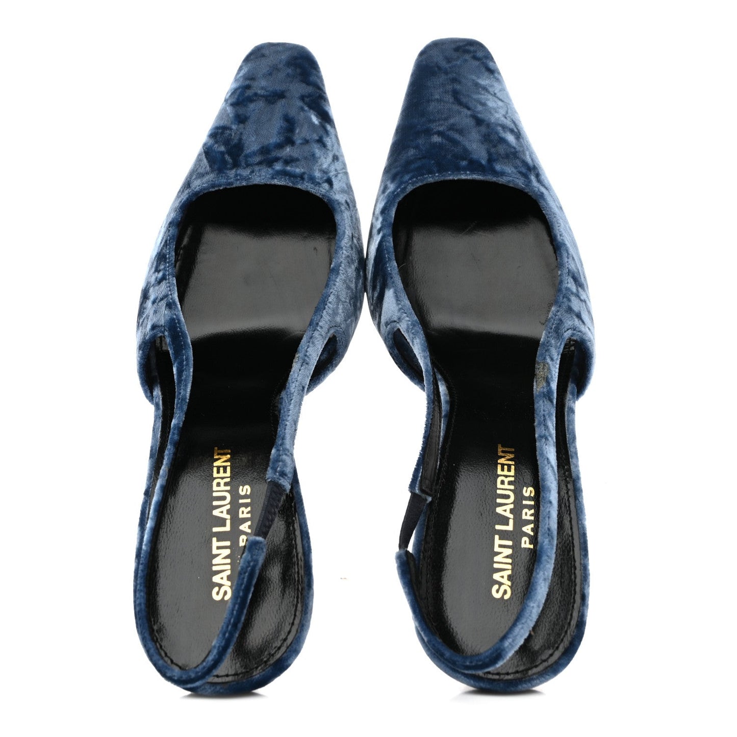 Velvet Tom 90 Dream Slingback Pumps 37.5 Denim