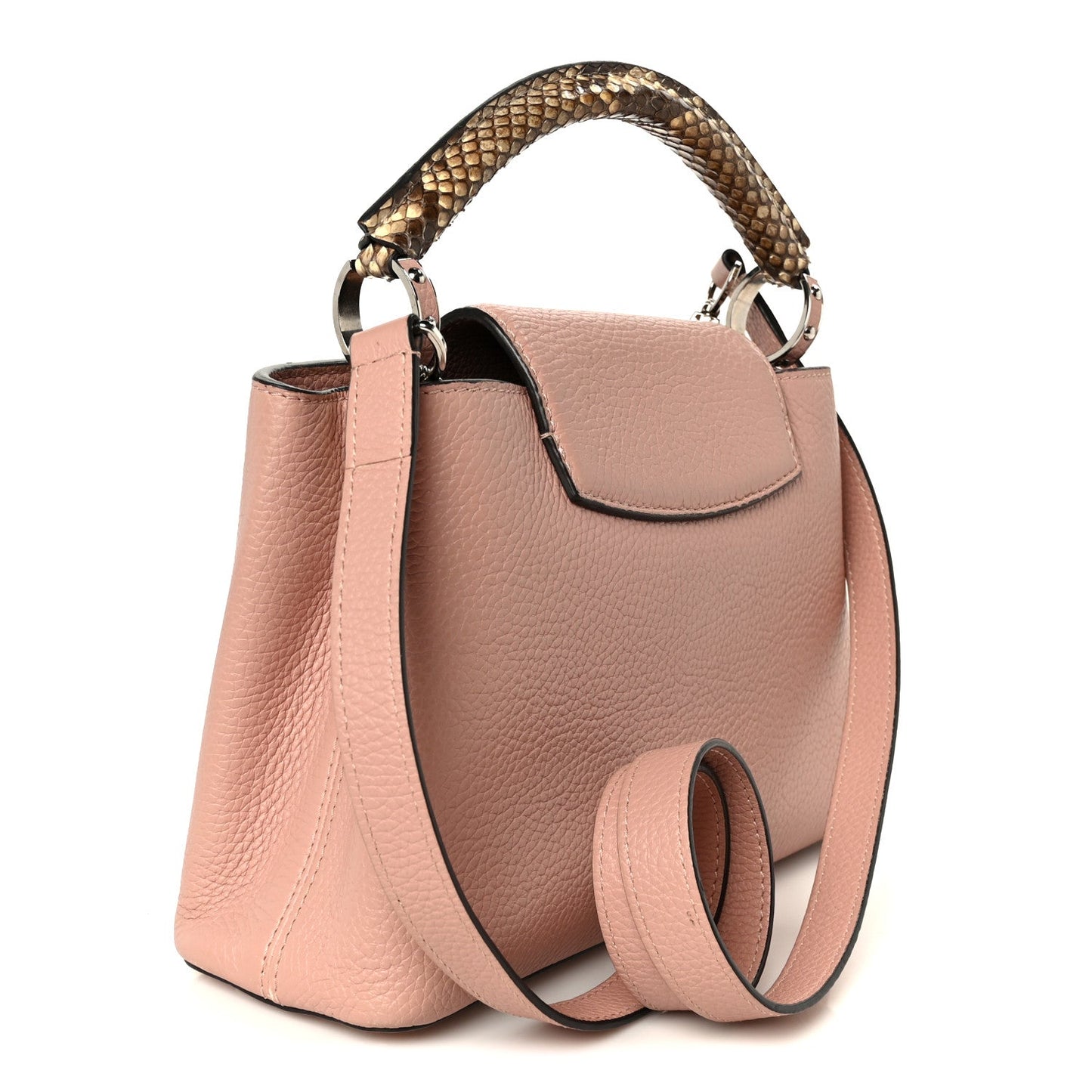 Taurillon Snakeskin Capucines BB