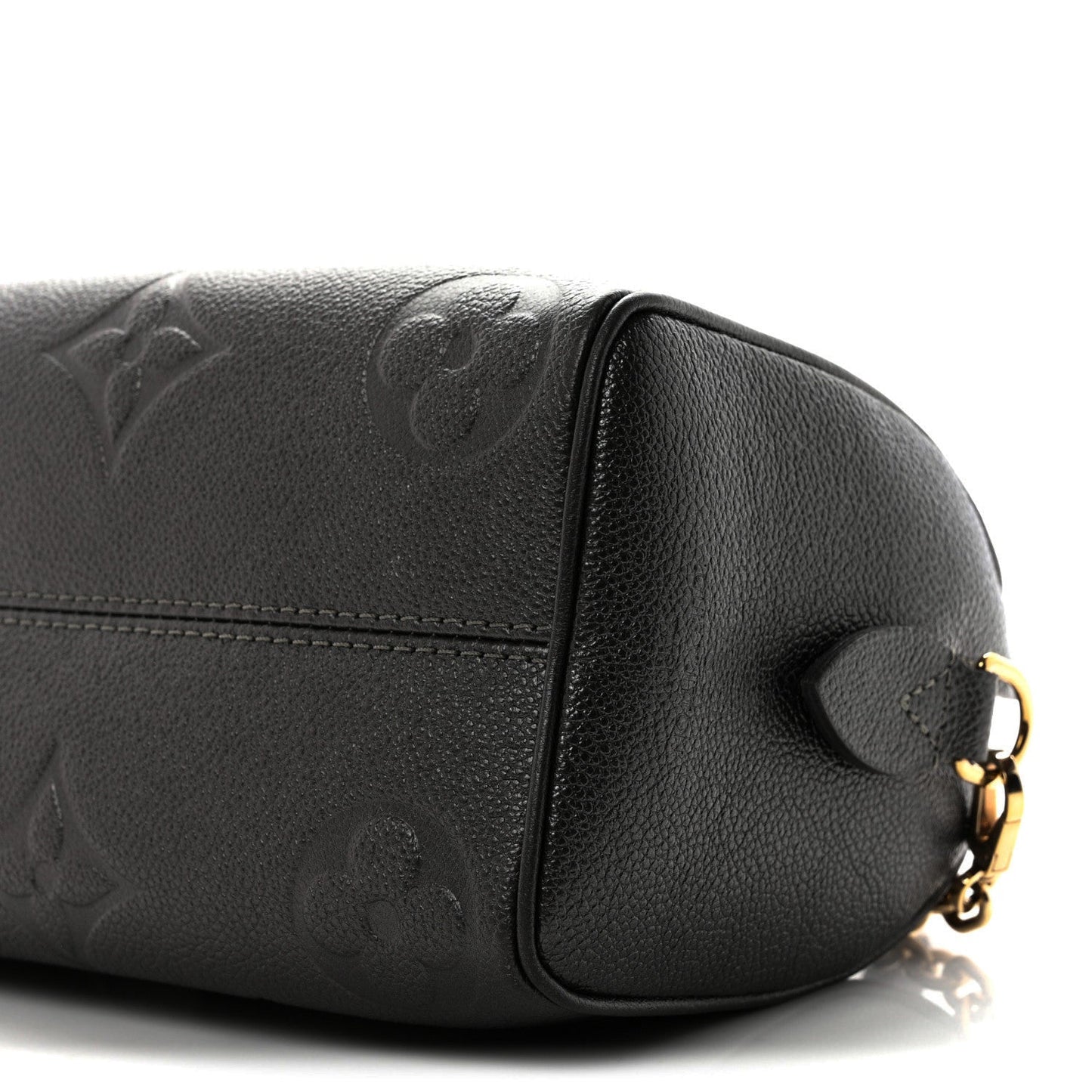 Shimmery Empreinte Monogram Giant Speedy Bandouliere 20  Gun Metal