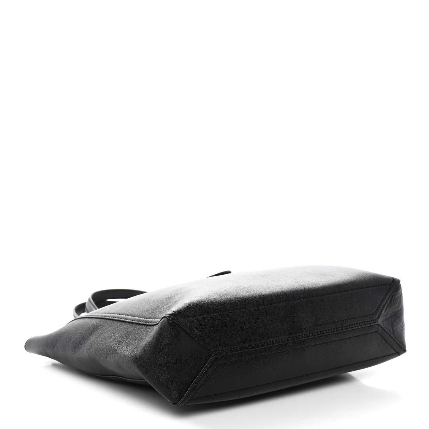 New Sakai Calfskin Lux Small Dahlia Tote Black