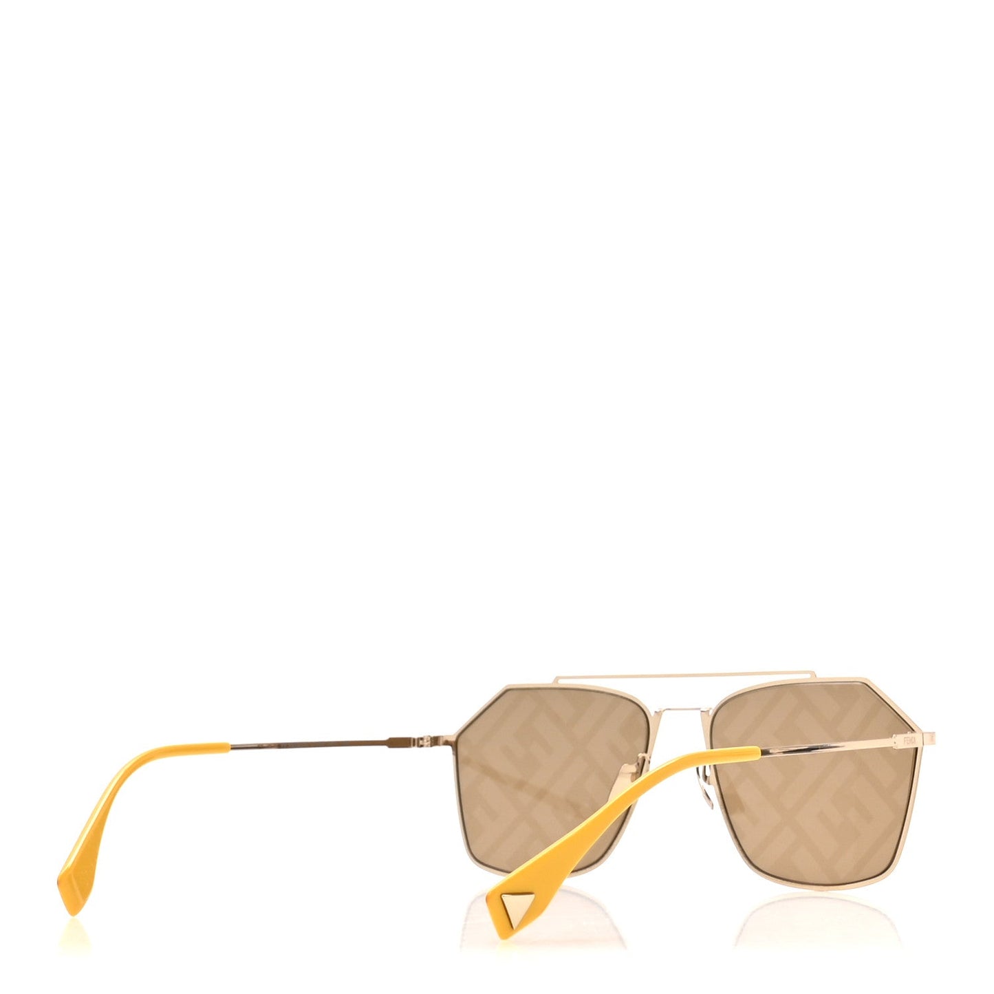 Metal Aviator Sunglasses FFM0022/S Yellow