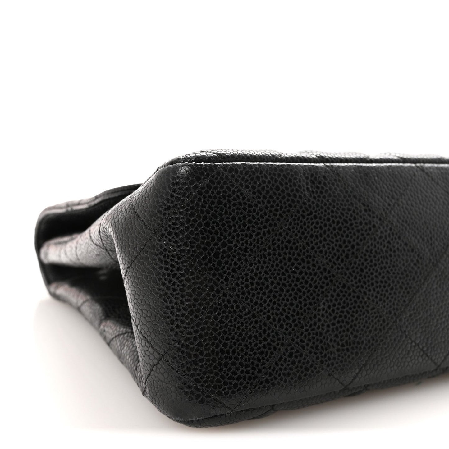 Caviar Quilted Jumbo Single Flap Black