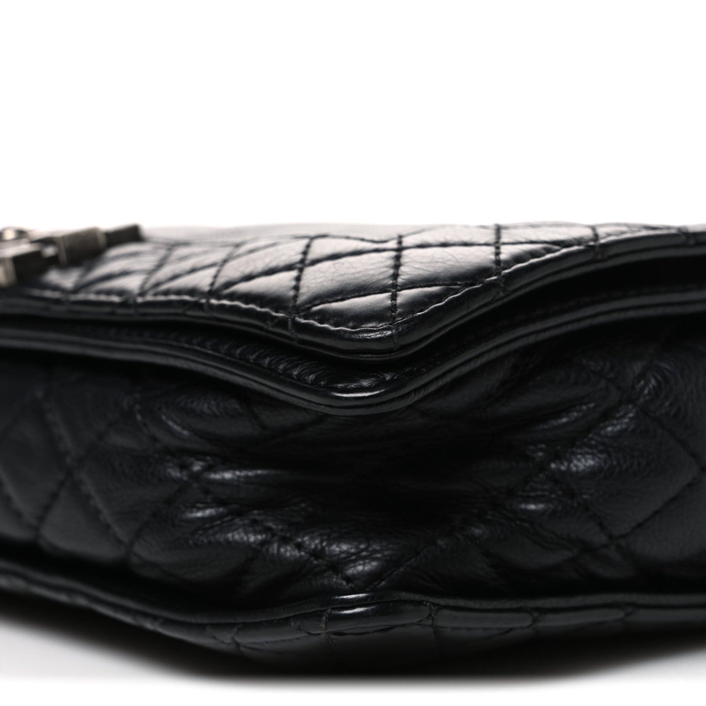 Calfskin New Medium Boy Reverso Flap Black