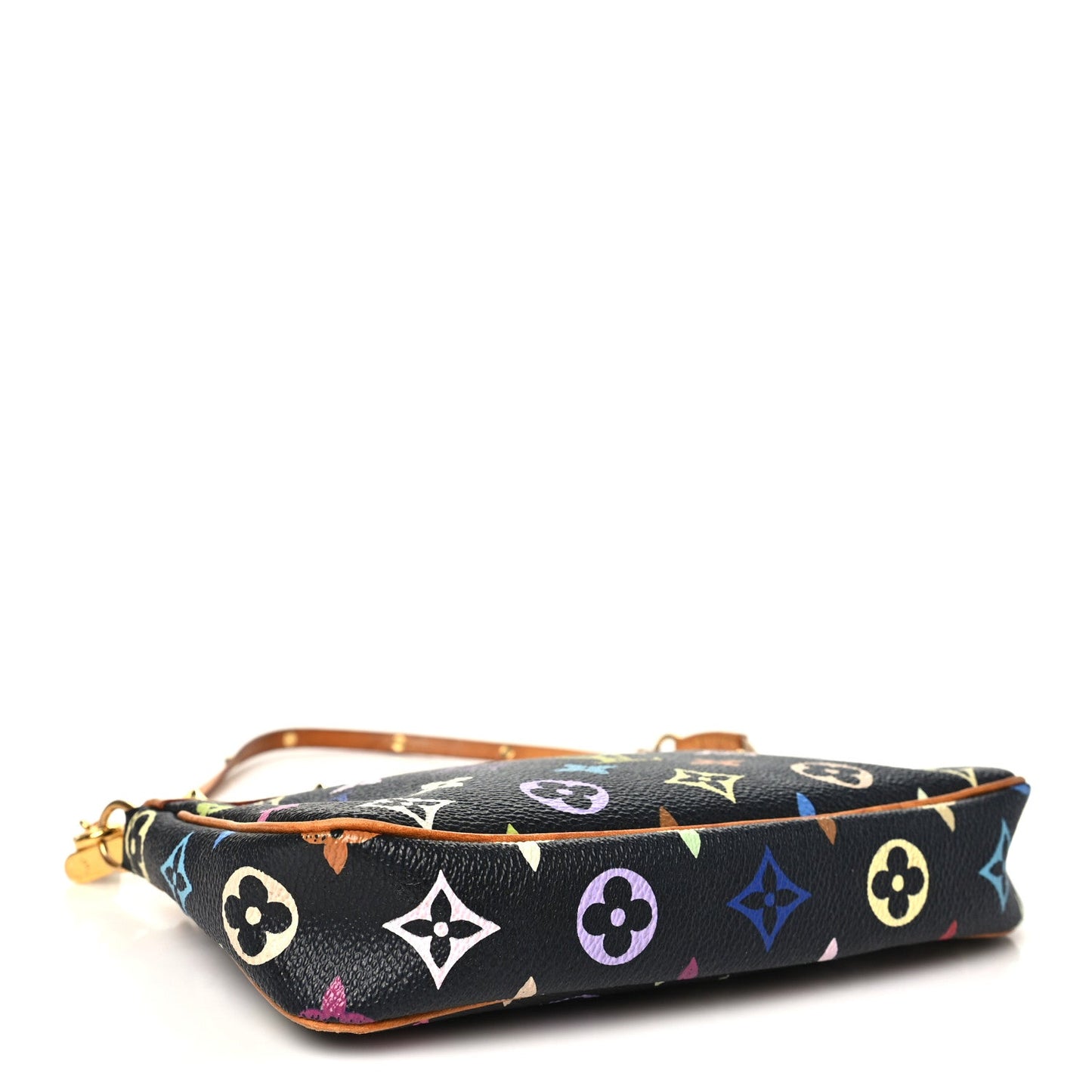 Monogram Multicolor Pochette Accessories Black
