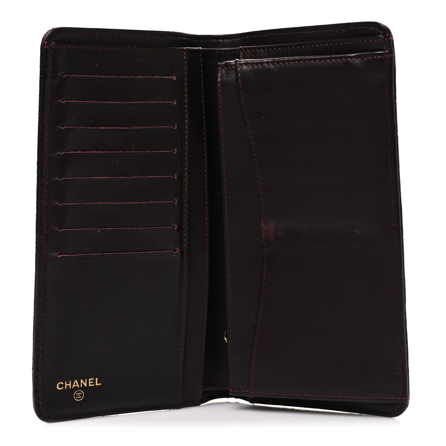 Caviar Quilted Yen Wallet Black