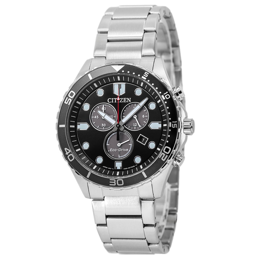 Citizen Men's AT2568-82E Sport Crono 43mm Eco-Drive