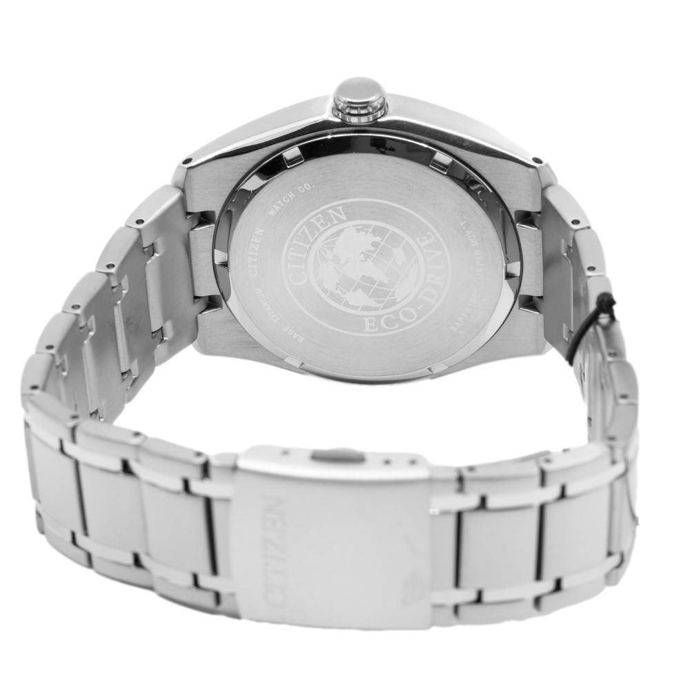 Citizen Men's AW1240-57M Super Titanium Eco-Drive Blue Dial
