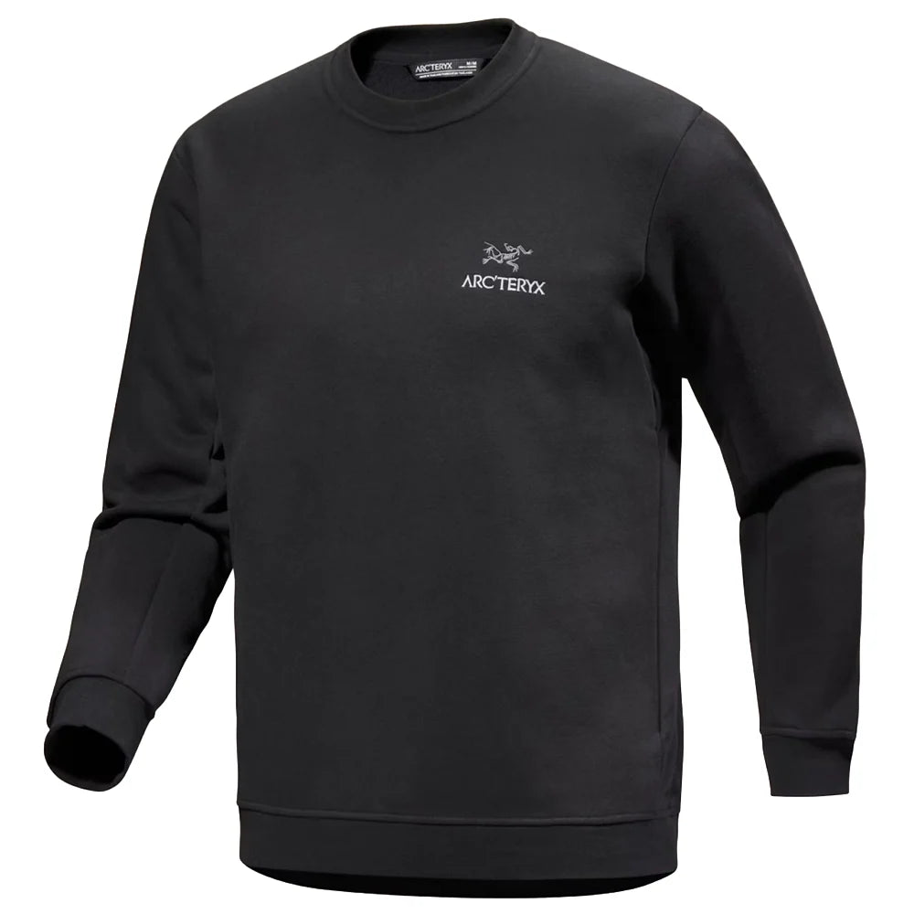 Men's Emblem Fleece Crew - Black