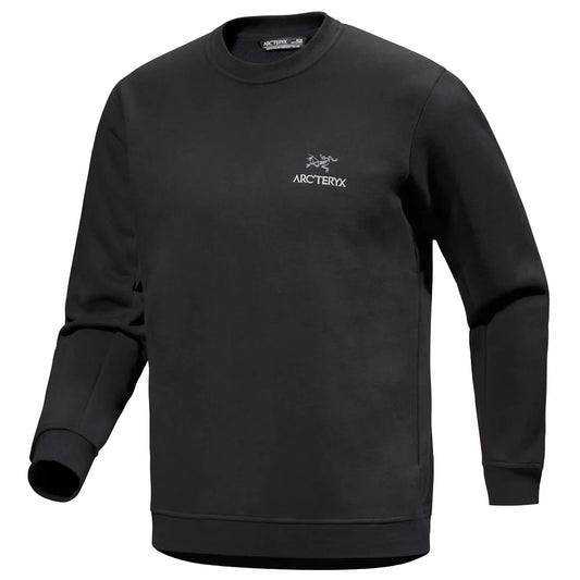 Men's Emblem Fleece Crew - Black