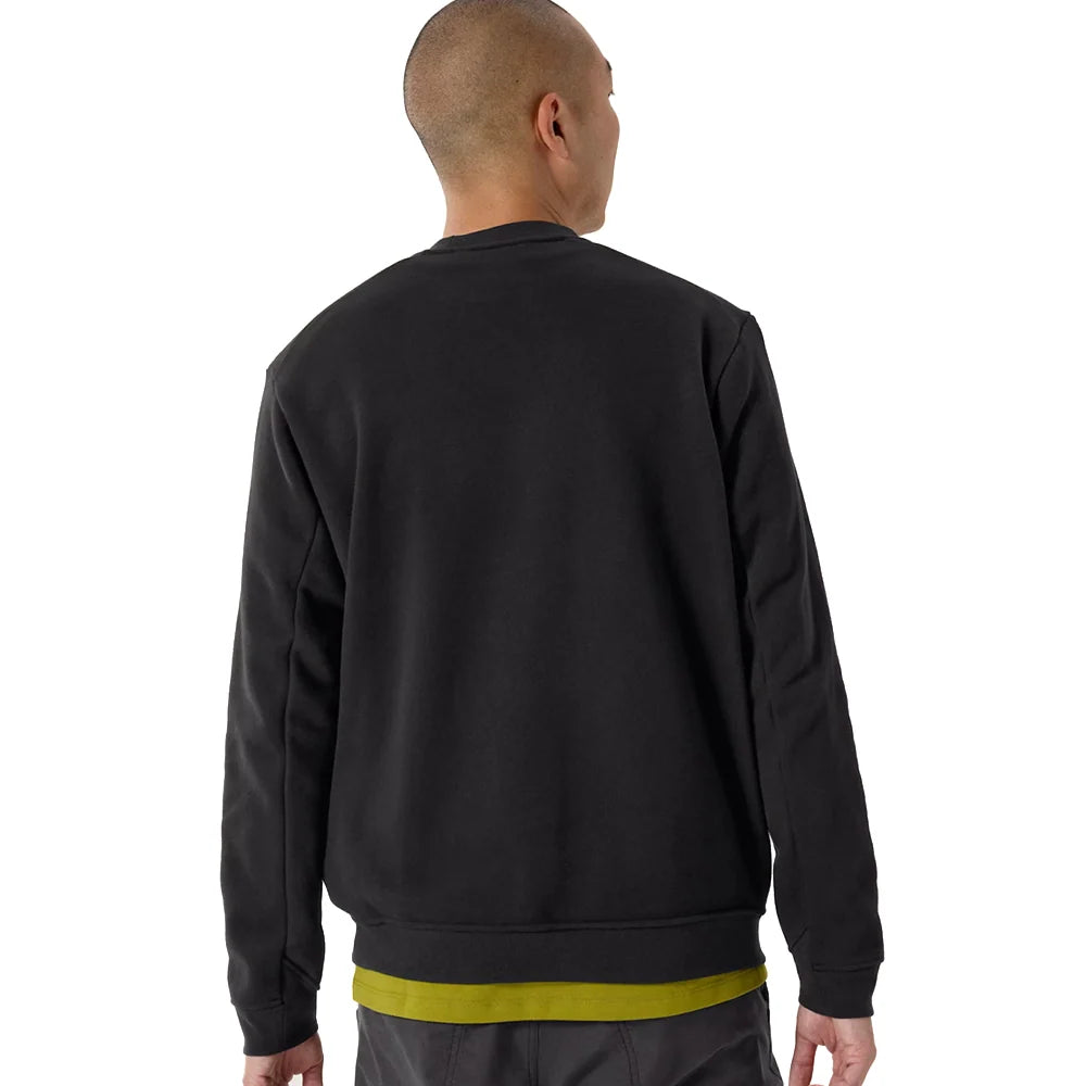 Men's Emblem Fleece Crew - Black