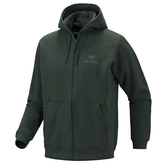 Men's Emblem Fleece Full-Zip Hoody - Dark Jade