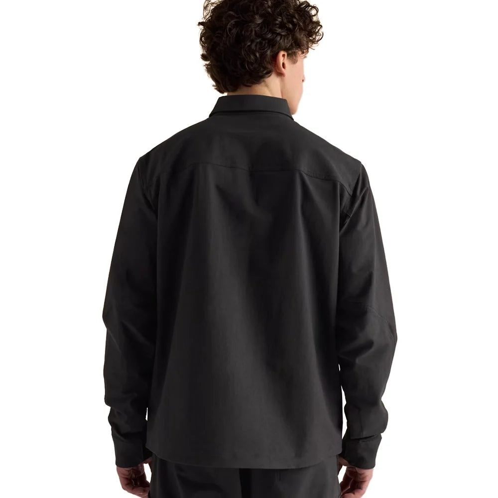 Men's Cronin Cotton Overshirt - Black