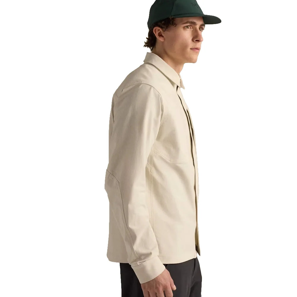 Men's Cronin Cotton Overshirt - Sea Salt