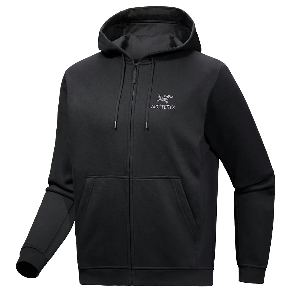 Men's Emblem Fleece Full-Zip Hoody - Black