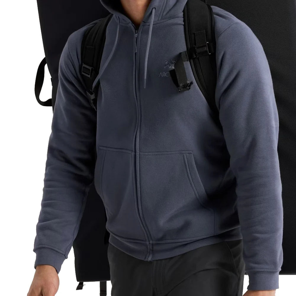 Men's Emblem Fleece Full-Zip Hoody - Dark Stratus