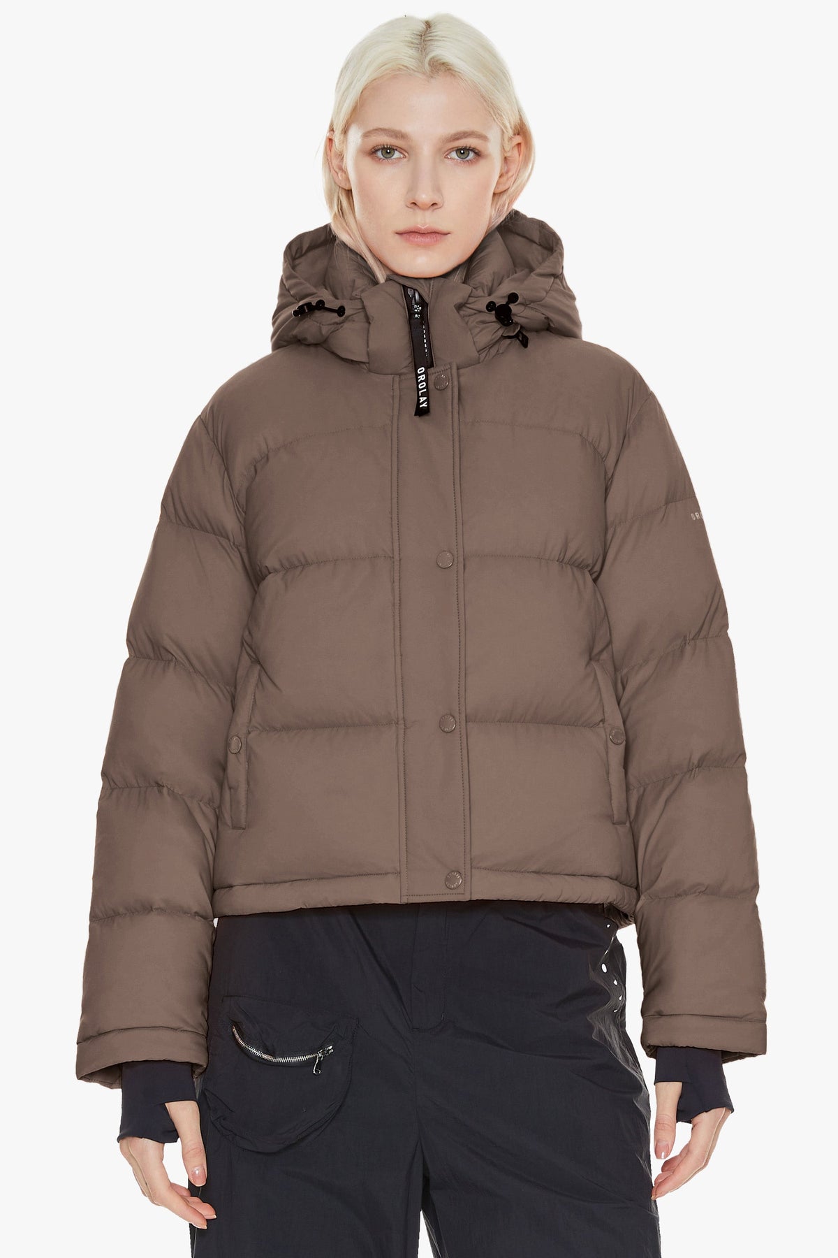 Puff-O® Cropped Down Puffer Jacket