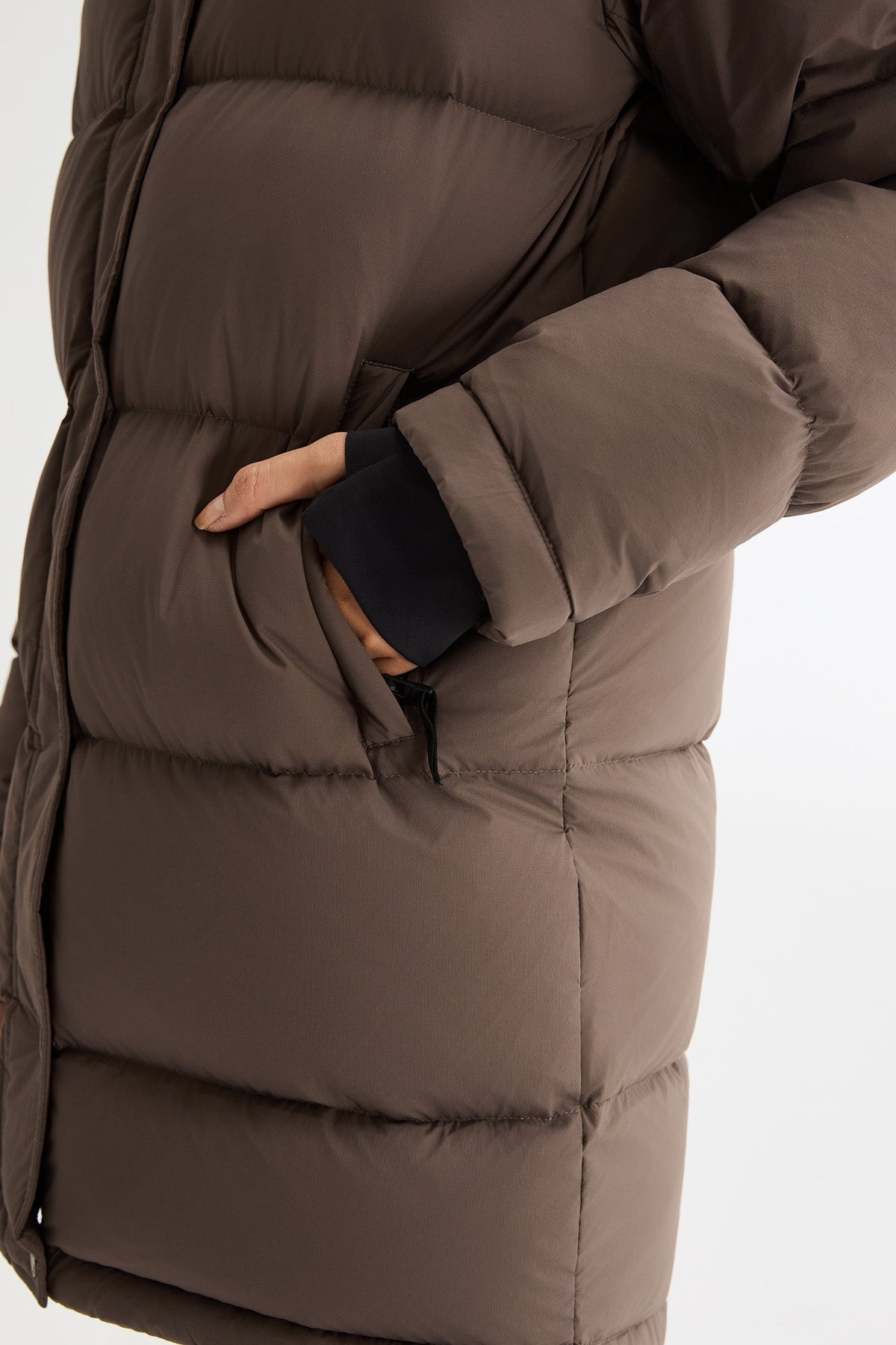 Puff-O® Hip-Length Down Puffer Jacket