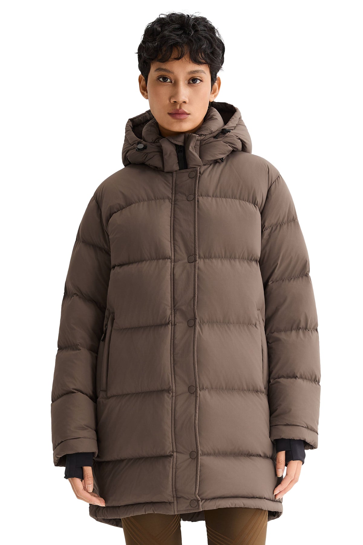 Puff-O® Hip-Length Down Puffer Jacket