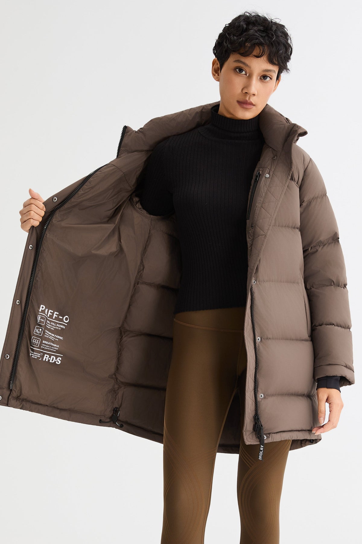 Puff-O® Hip-Length Down Puffer Jacket