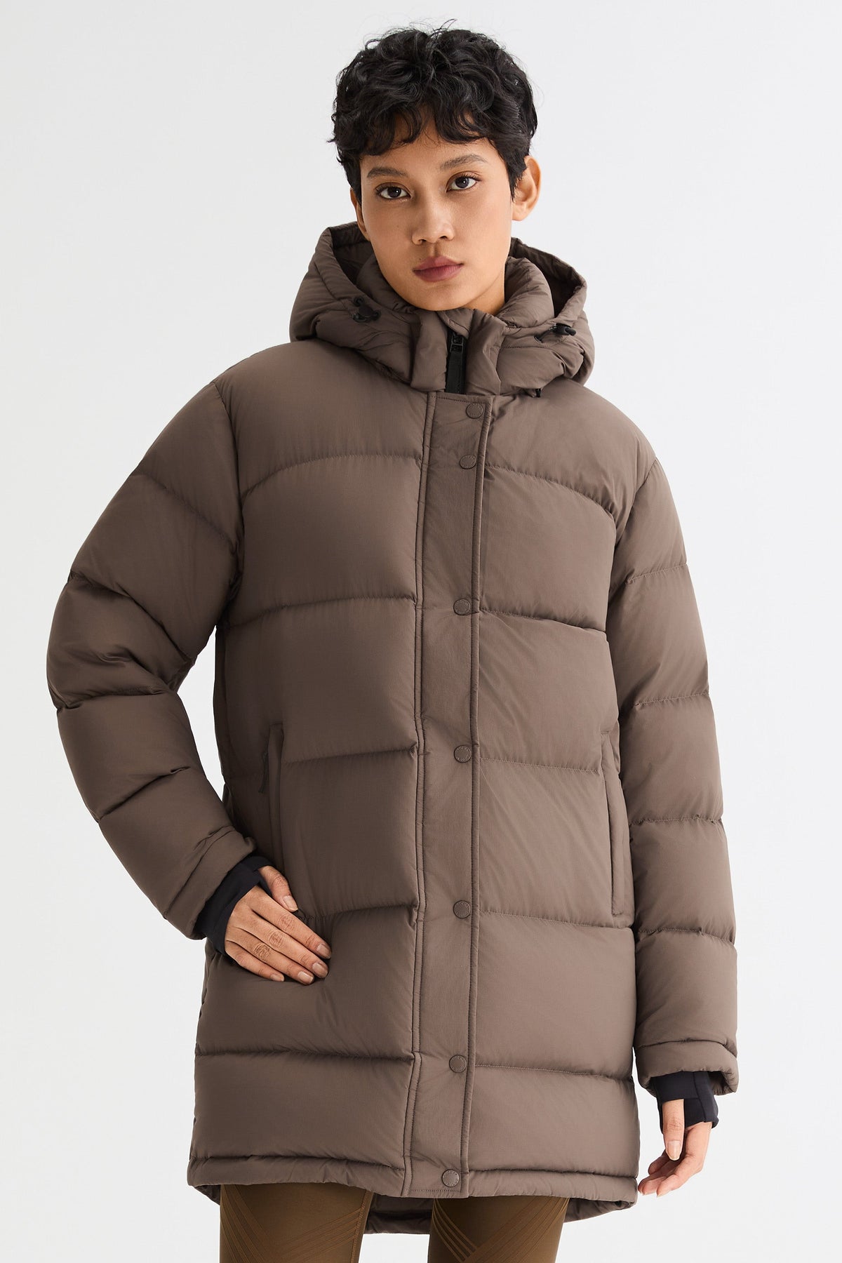 Puff-O® Hip-Length Down Puffer Jacket