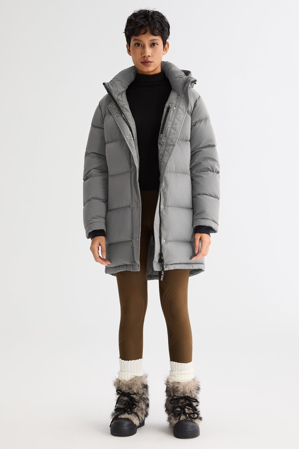 Puff-O® Hip-Length Down Puffer Jacket
