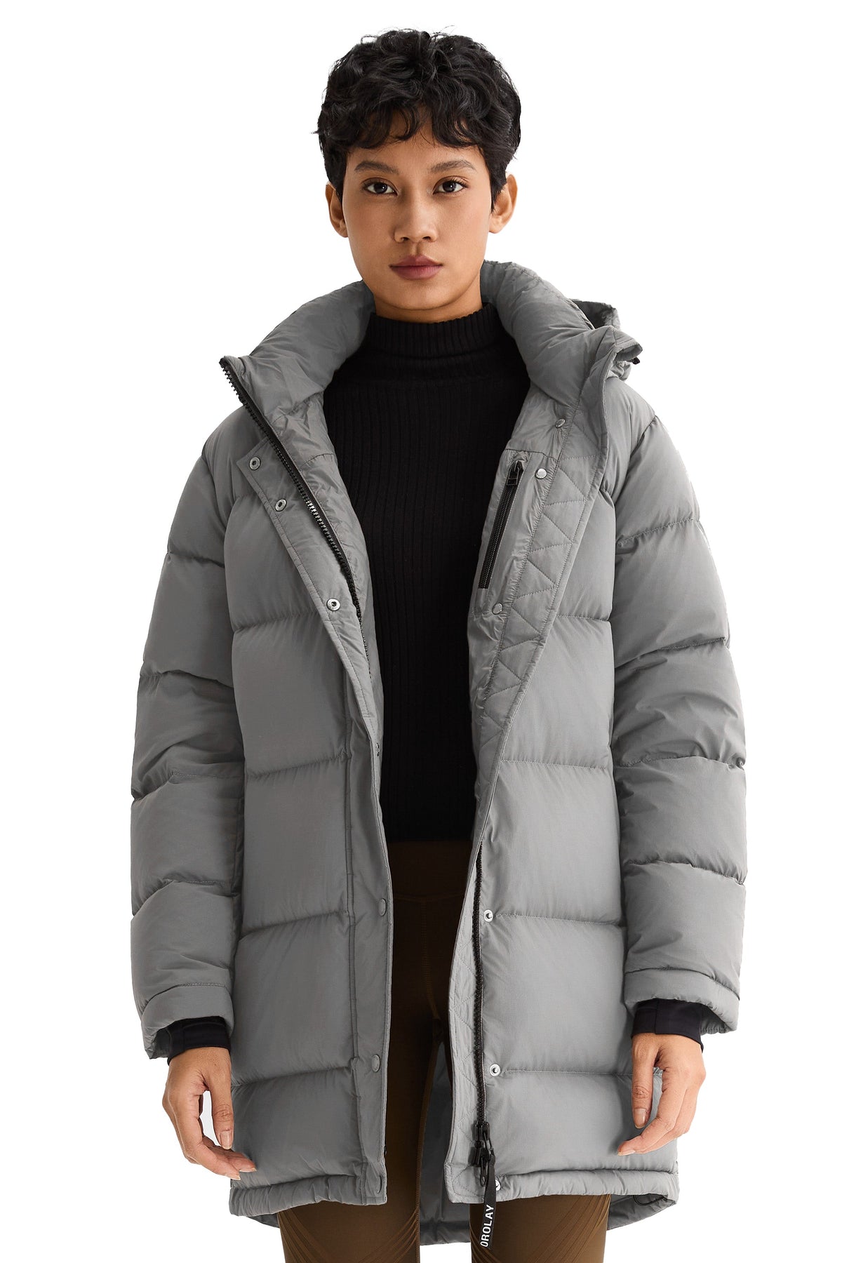 Puff-O® Hip-Length Down Puffer Jacket