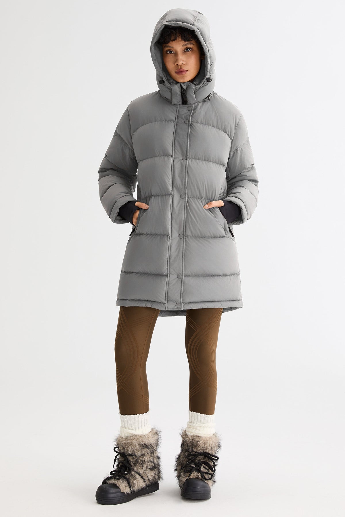 Puff-O® Hip-Length Down Puffer Jacket