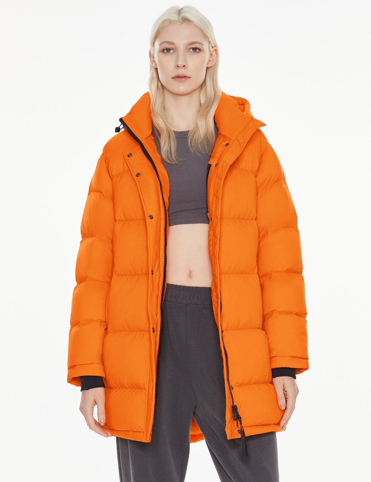 Puff-O® Hip-Length Down Puffer Jacket