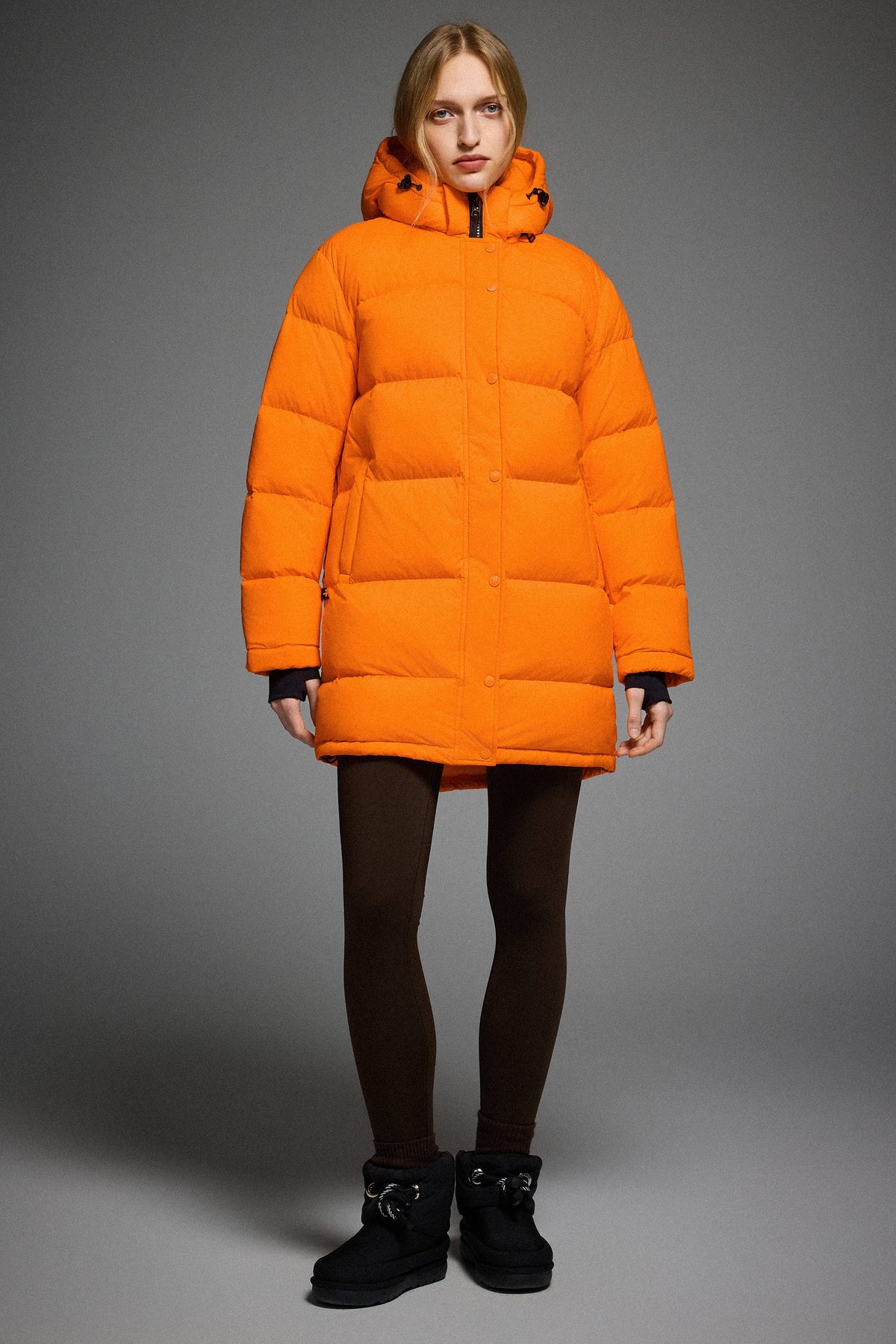 Puff-O® Hip-Length Down Puffer Jacket