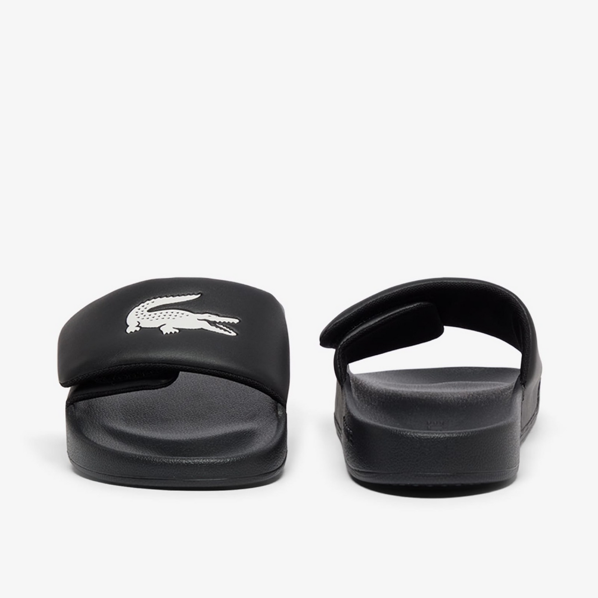 LACOSTE SERVE  SLIDES 0 S 1261 CMA MENS -BLACK/WHITE