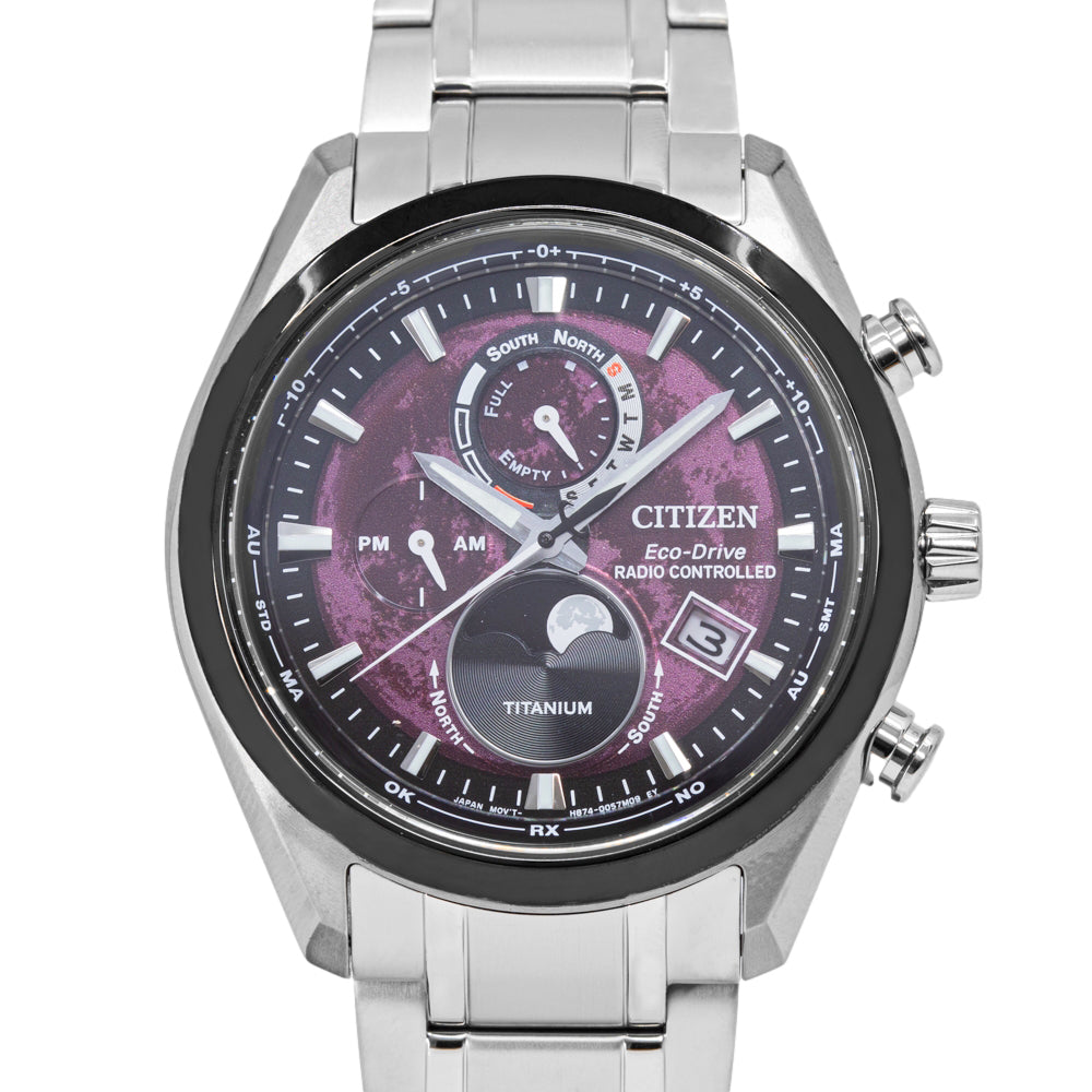 Citizen BY1018-80X Radio-controlled Moonphase Eco-Drive