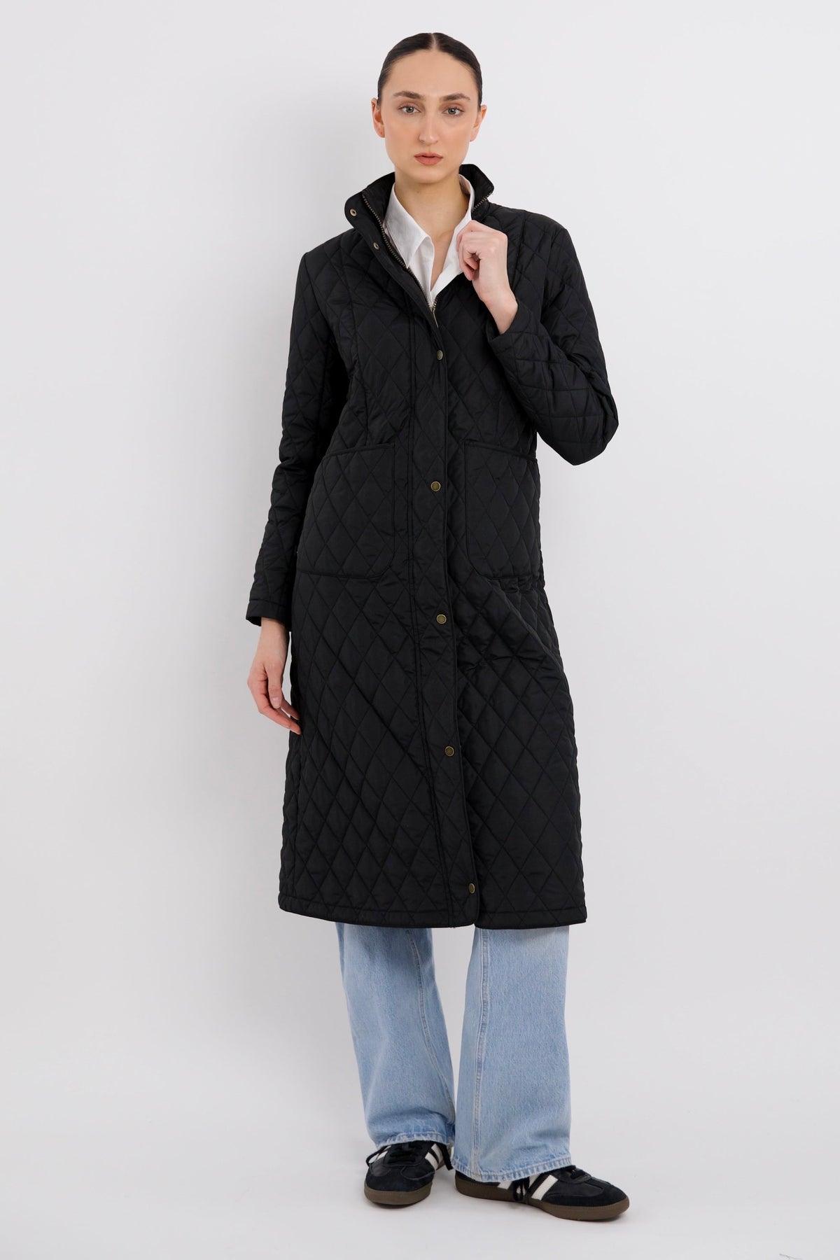 BarnForm Long Lightweight Trench Jacket