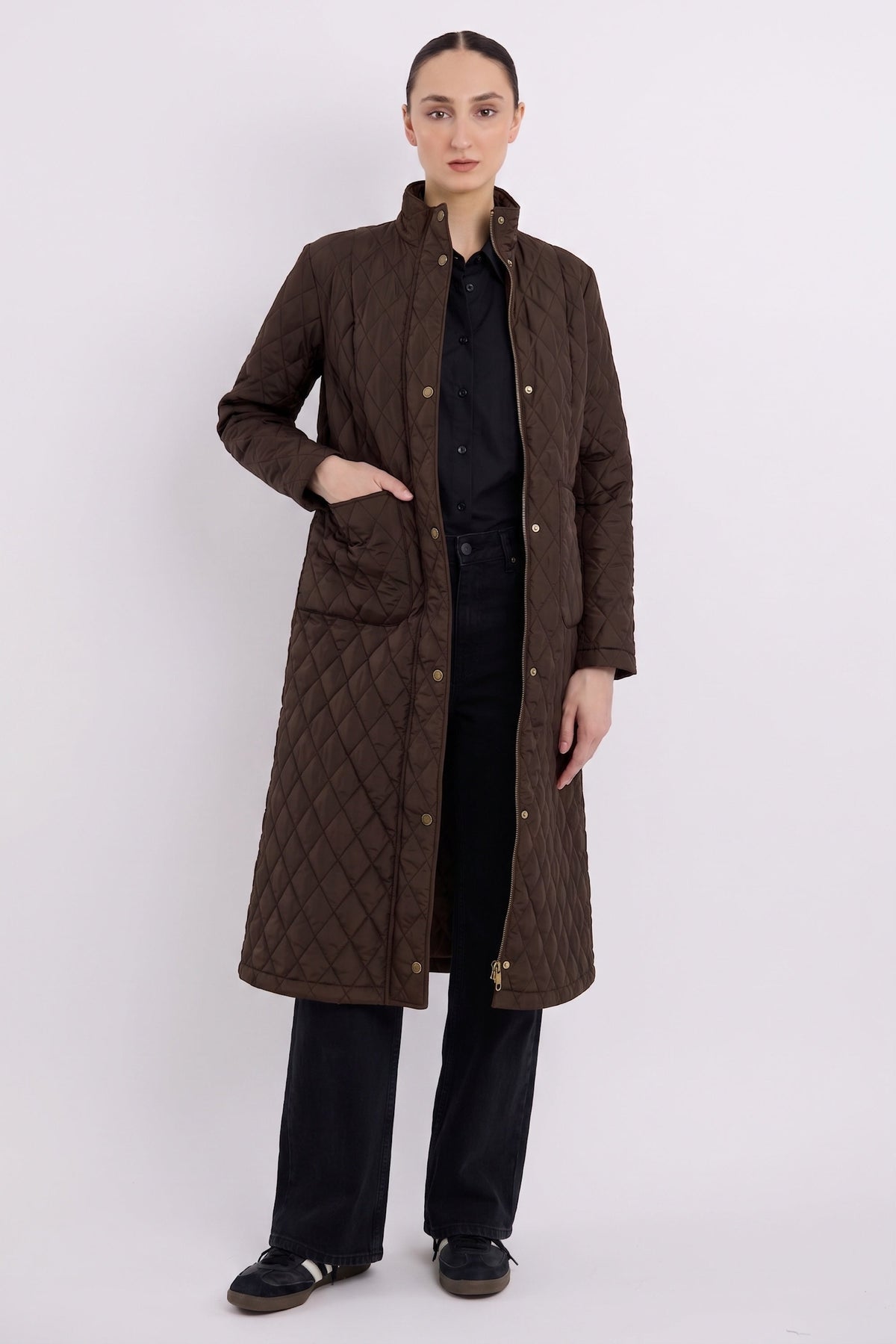 BarnForm Long Lightweight Trench Jacket