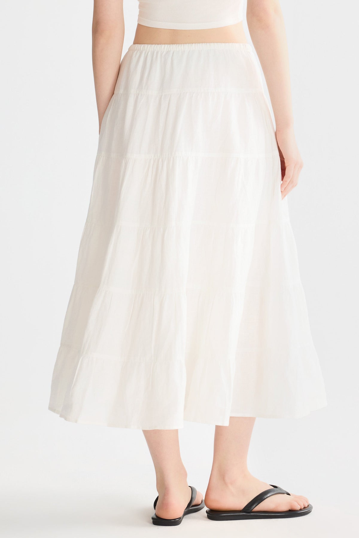 Bouquet Linen Skirt