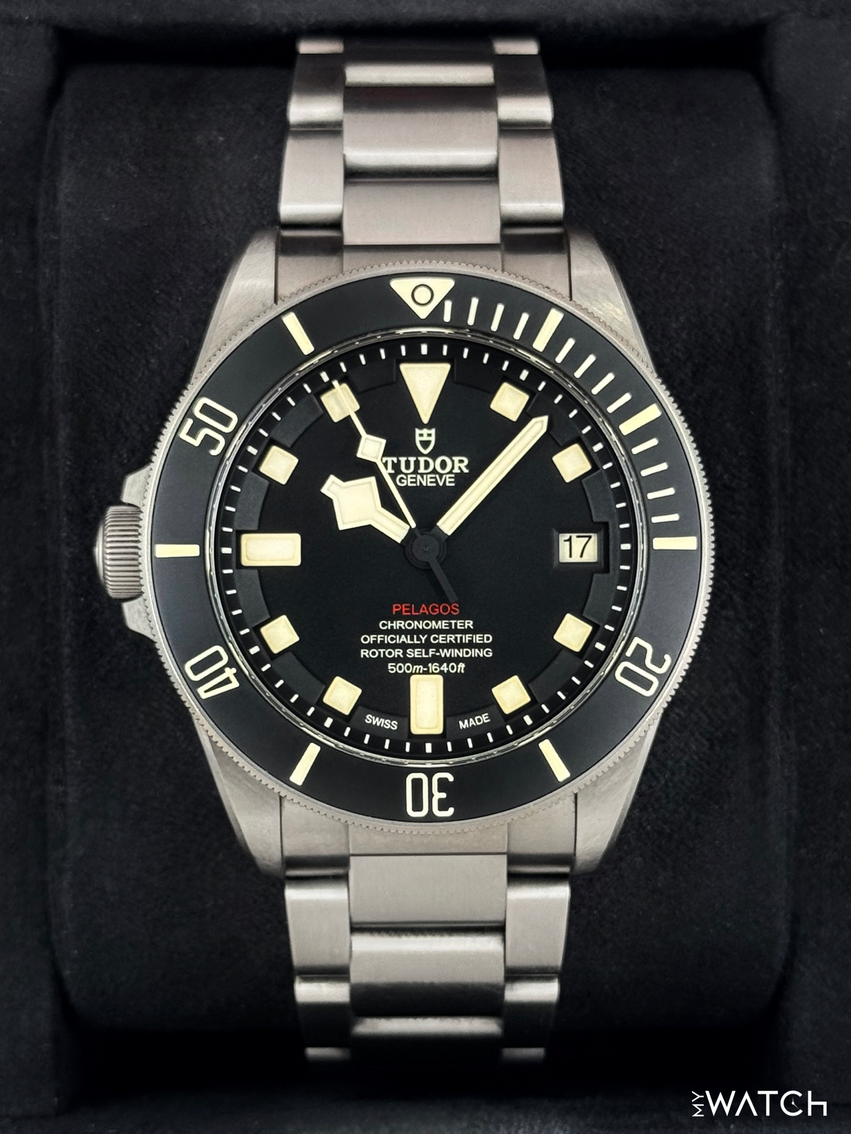 Tudor Pelagos LHD 42mm 25610TNL Titanium Black Dial