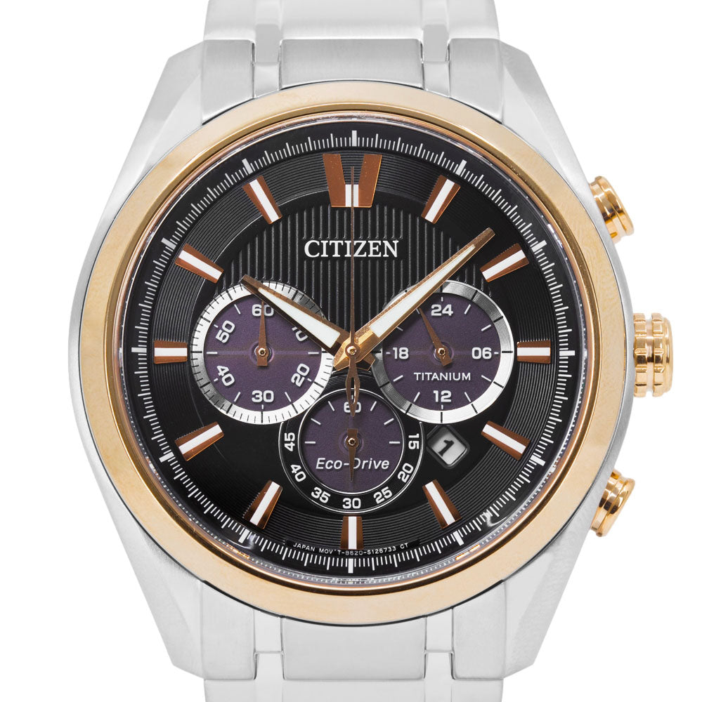 Citizen Men's CA4014-57E Super Titanium Chrono Eco-Drive