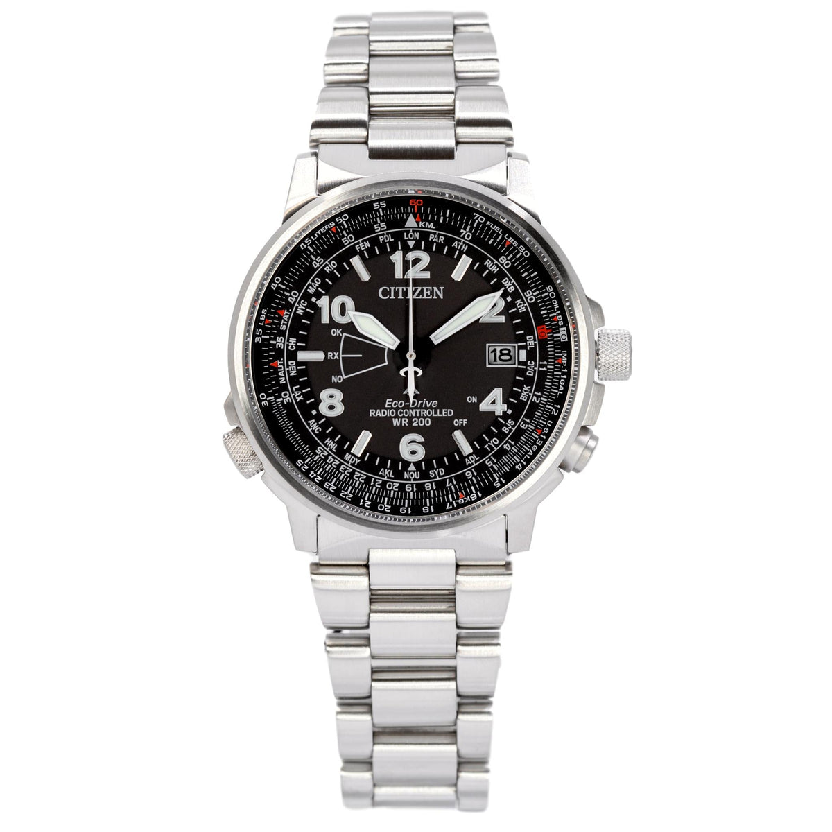 Citizen Men's CB0240-88E Radio Controlled Pilot Eco-Drive