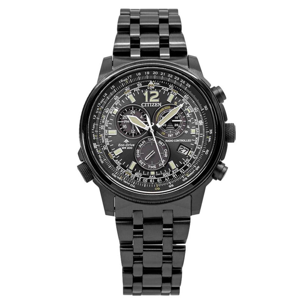 Citizen Men's CB5865-82E Eco-Drive Chrono Pilot Radiocontrol