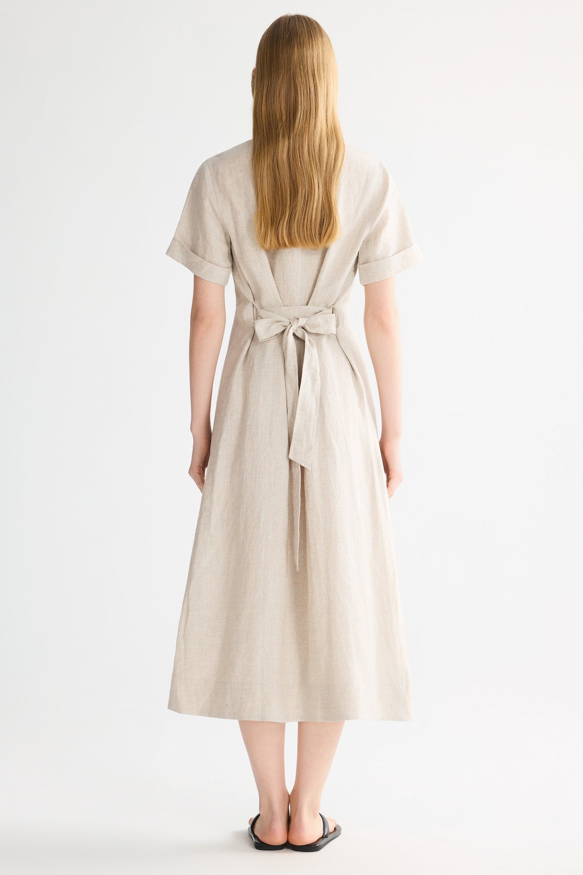 Classic Linen Maxi Dress