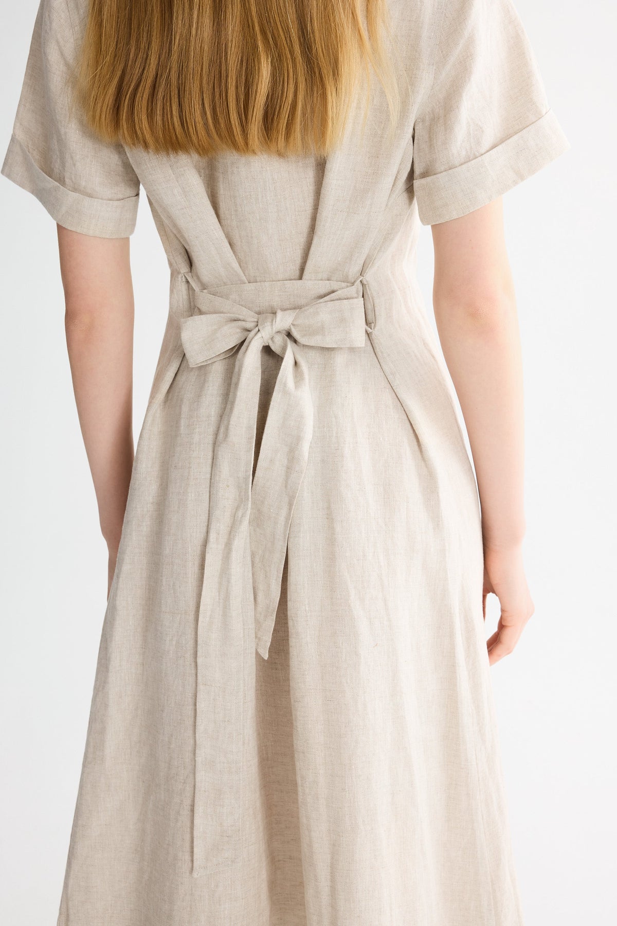 Classic Linen Maxi Dress