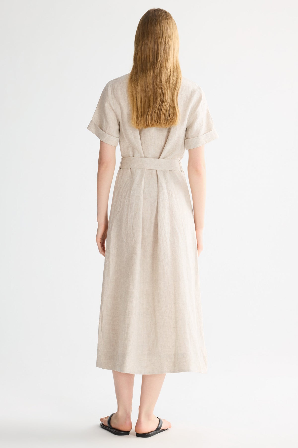 Classic Linen Maxi Dress