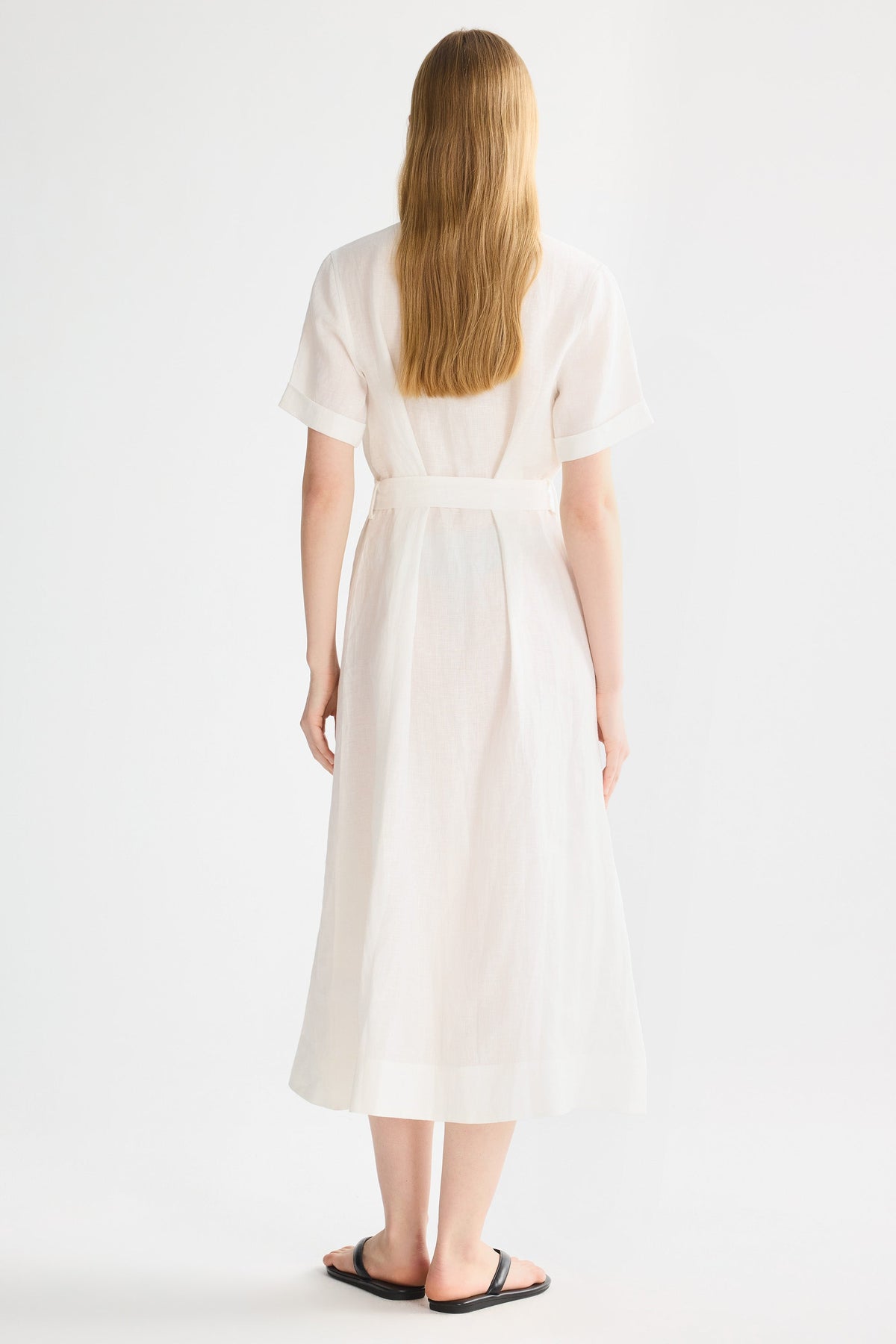 Classic Linen Maxi Dress
