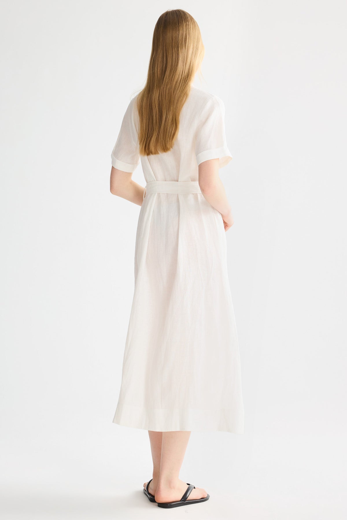 Classic Linen Maxi Dress