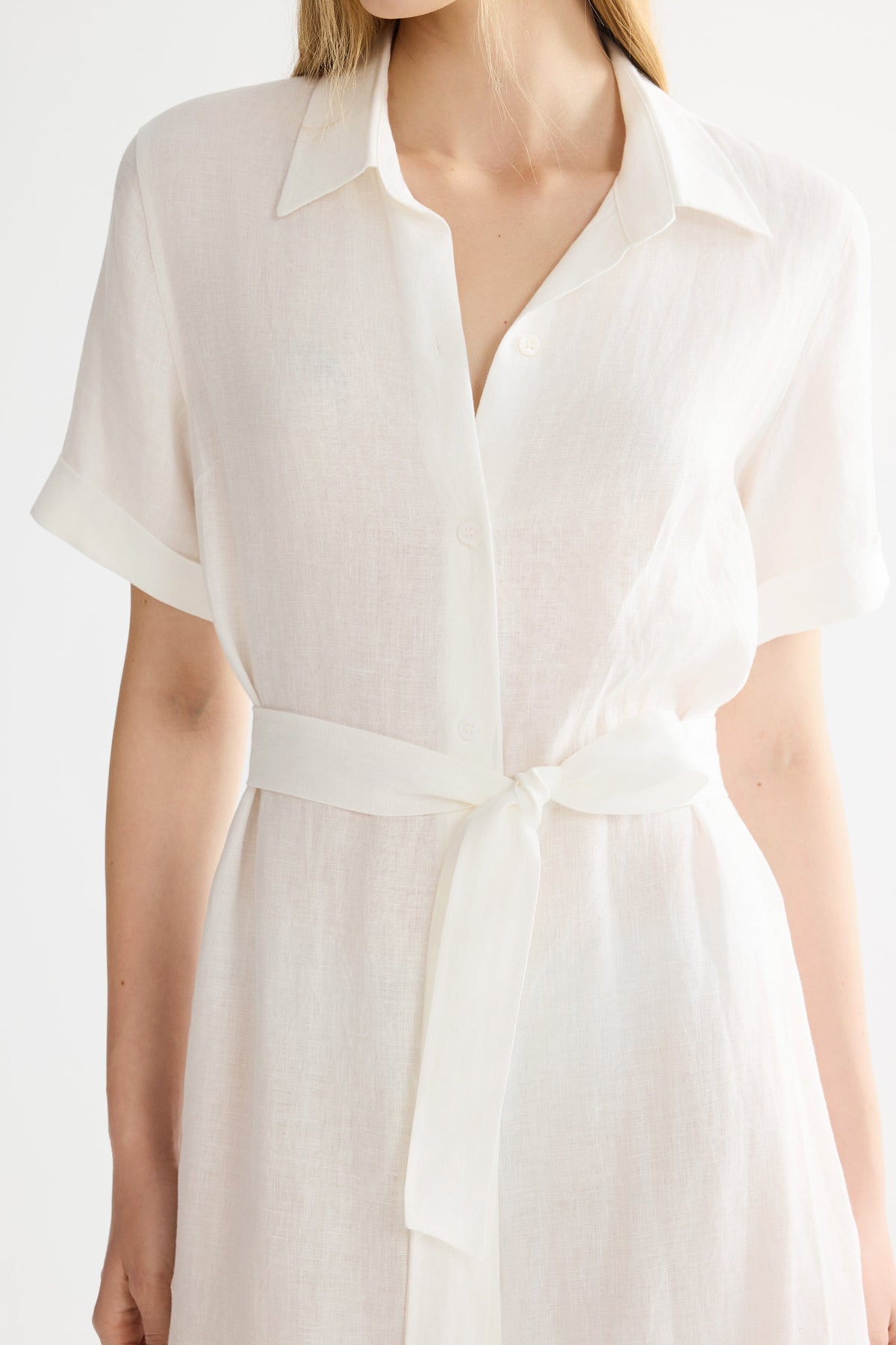 Classic Linen Maxi Dress