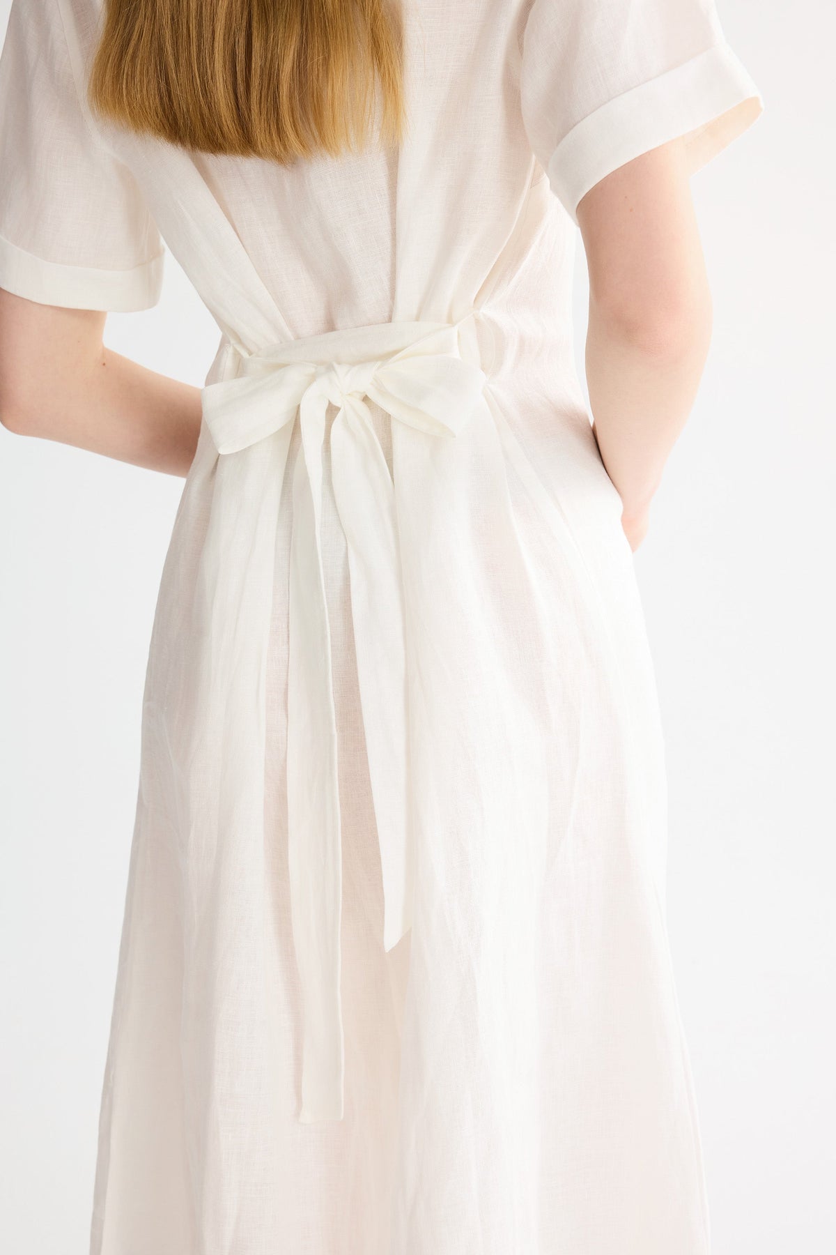 Classic Linen Maxi Dress