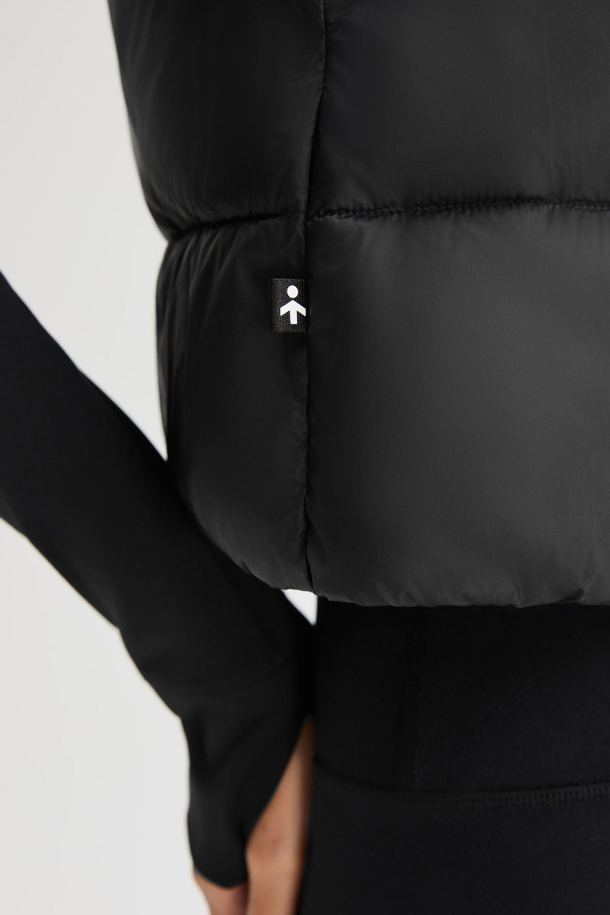 Cropped Puffer Down Vest
